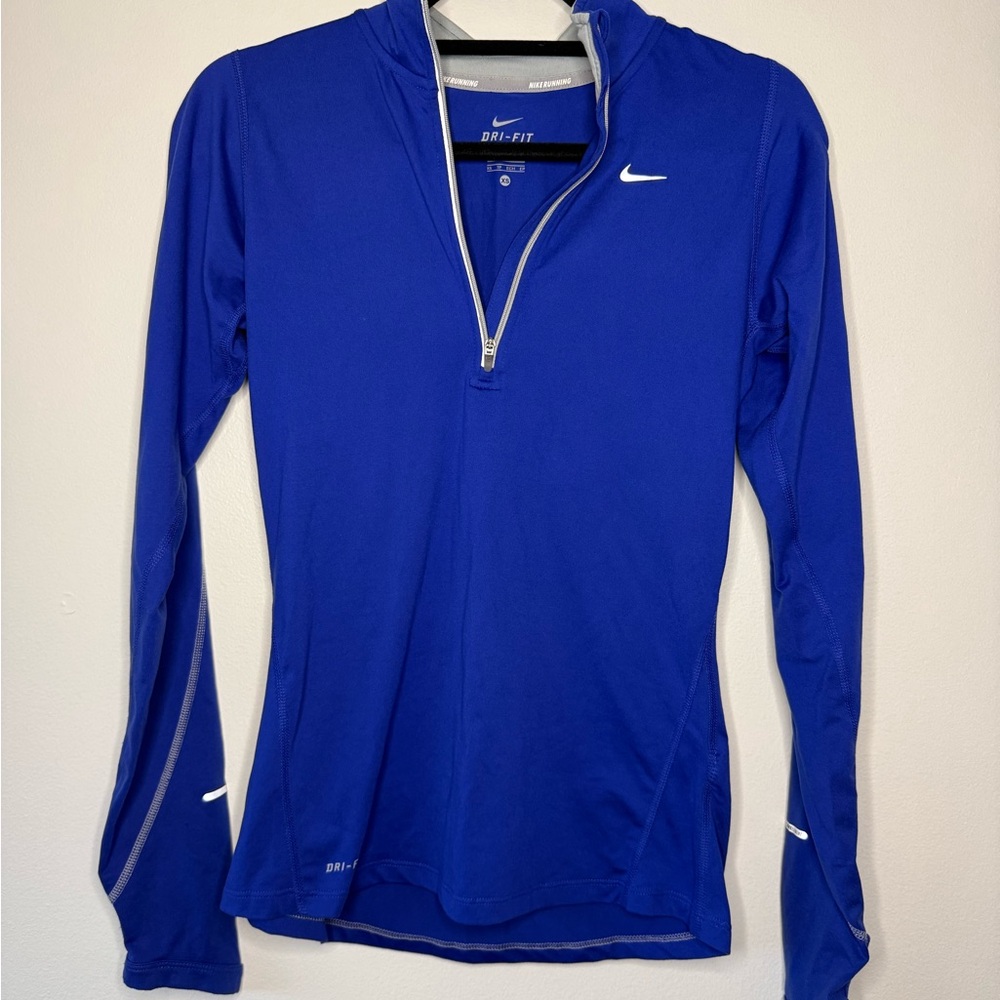 Nike Women's Blue Element Dri-FIT Top